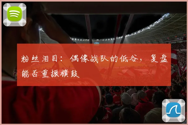 粉丝泪目：偶像战队的低谷，复盘能否重振旗鼓