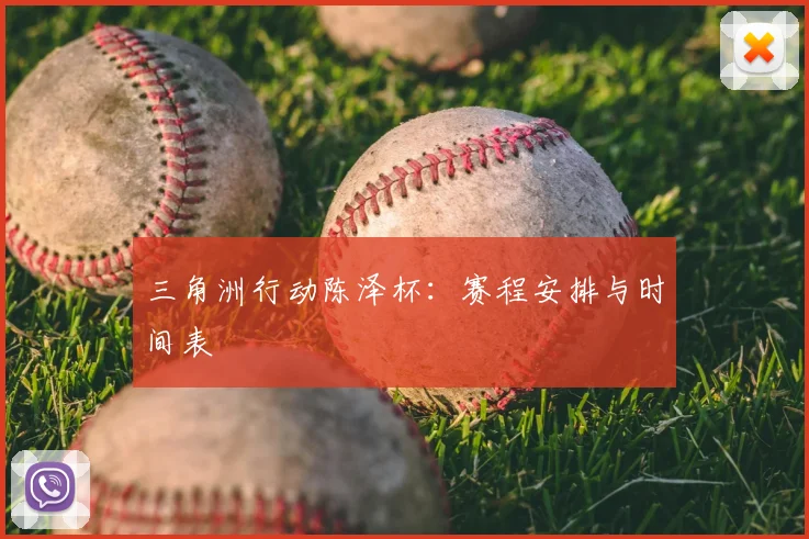 三角洲行动陈泽杯：赛程安排与时间表